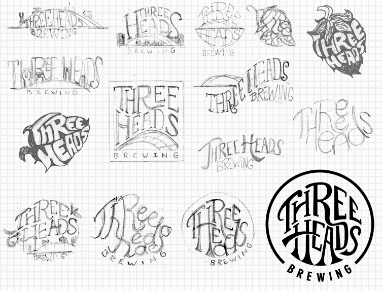 A selection from our initial sketchings.