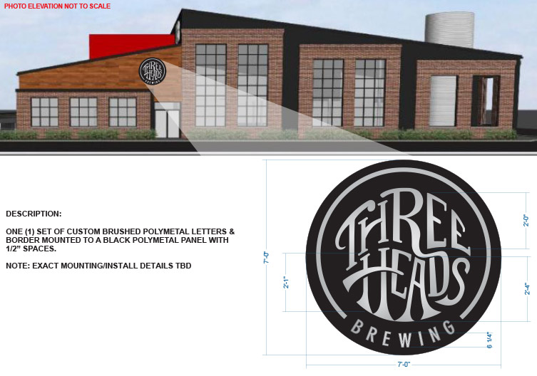 New building signage plans.