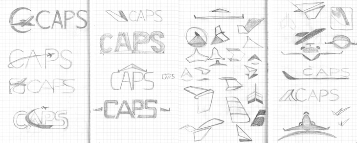 Initial sketches from our brainstorming sessions.