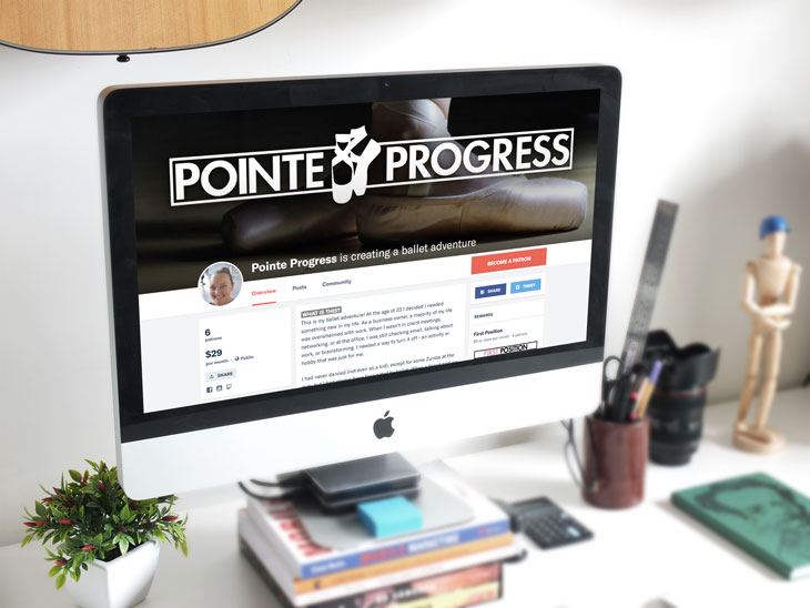 Point Progress Patreon campaign website.